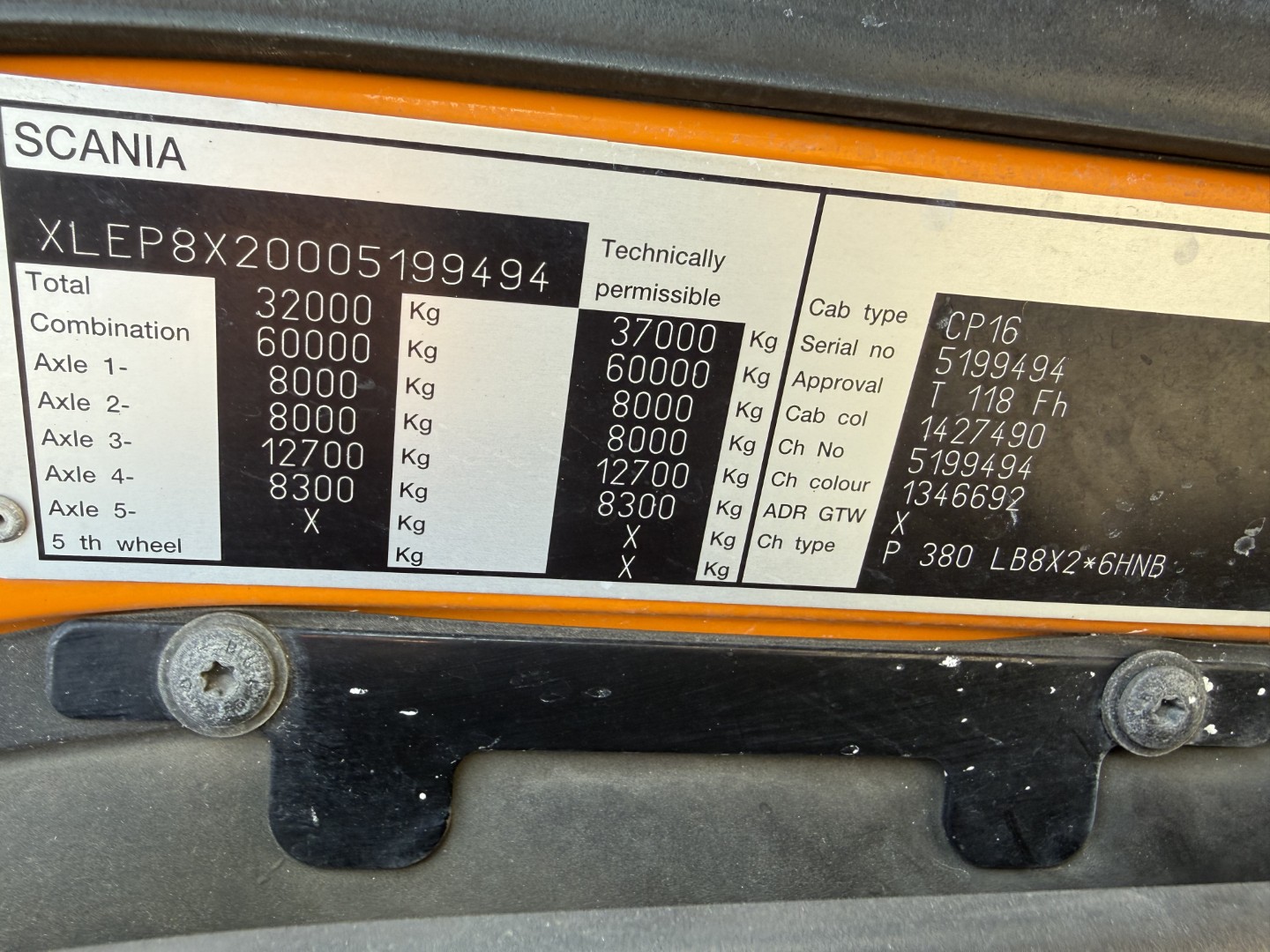 Scania P380 8x2*6 Hvidtved Larsen Flexline 414
