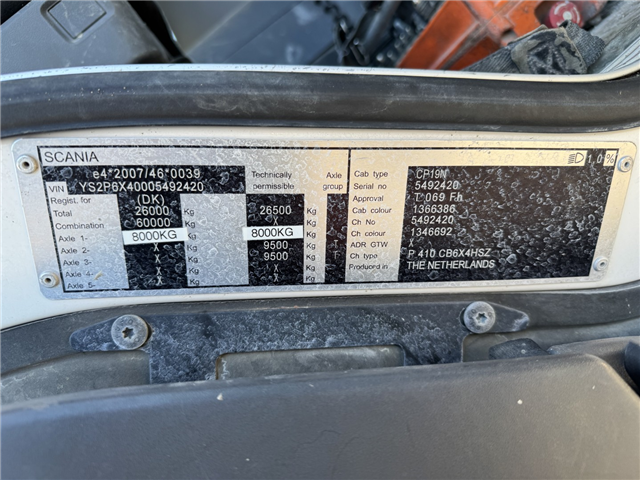 Scania P410 6x4 Liebherr THP 140 H 24 M4 XH Betonpumpe