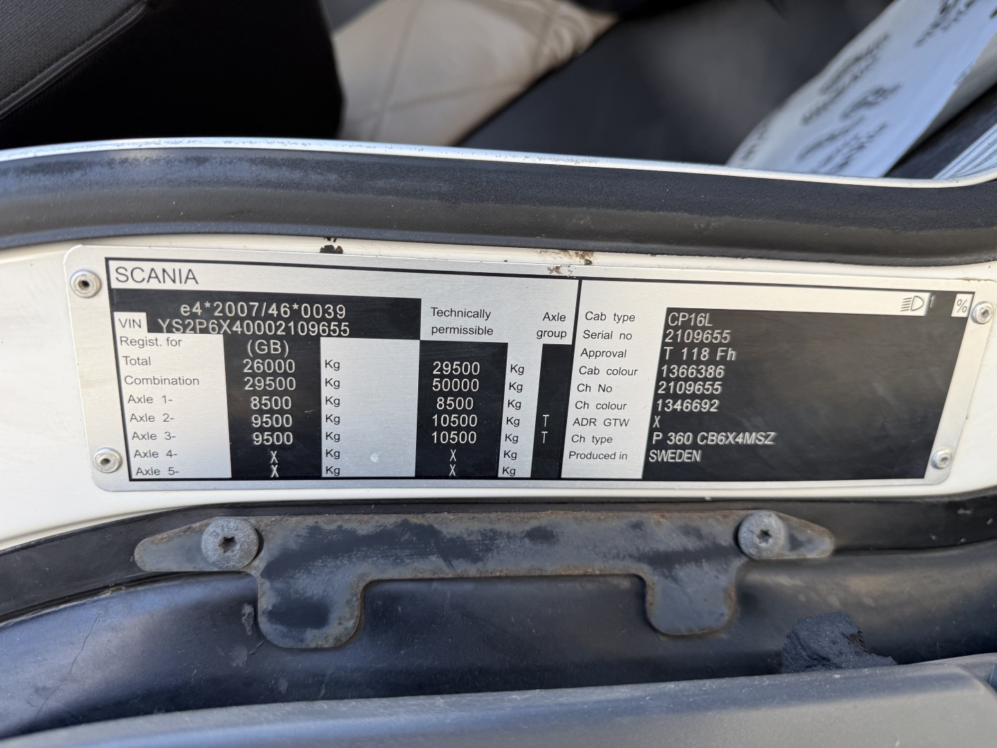 Scania P360 6x4 Hvidtved Larsen Flexline 312 Euro 6