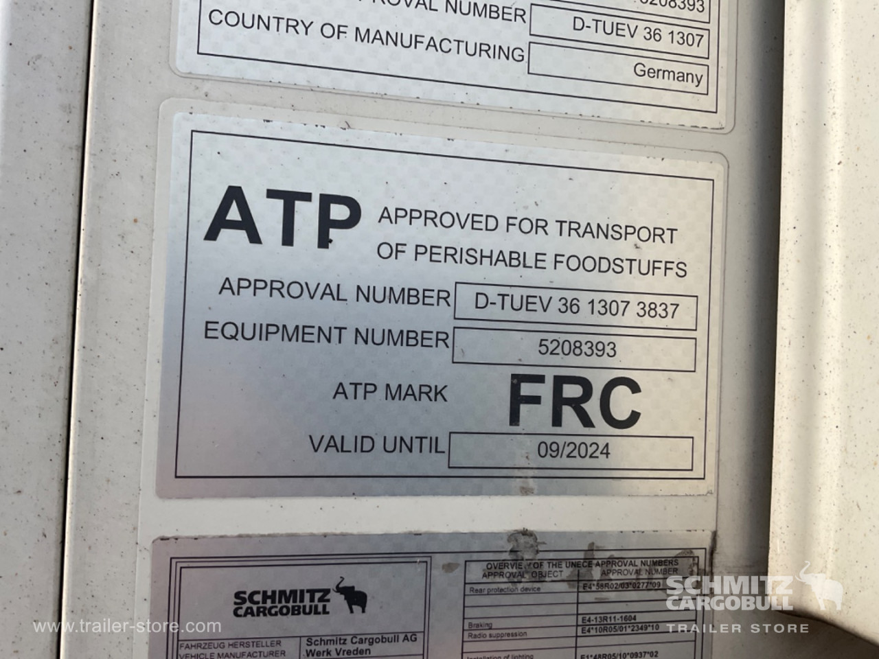 Schmitz Semi Reefer Standard Dobbeltdækk