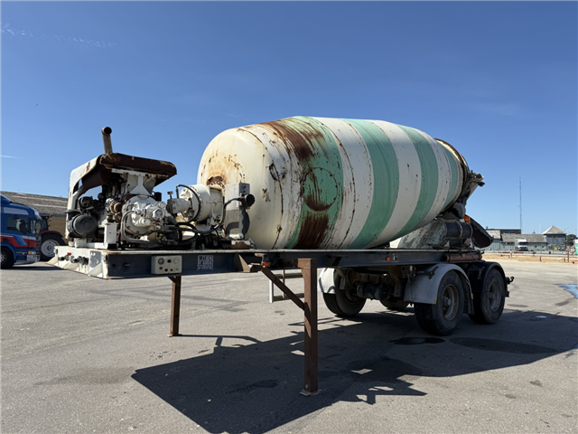 Lecinena 12 m2 Baruval 2 akslet Betontrailer