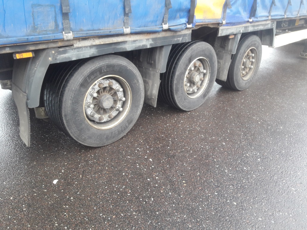 Krone Mega gardintrailer