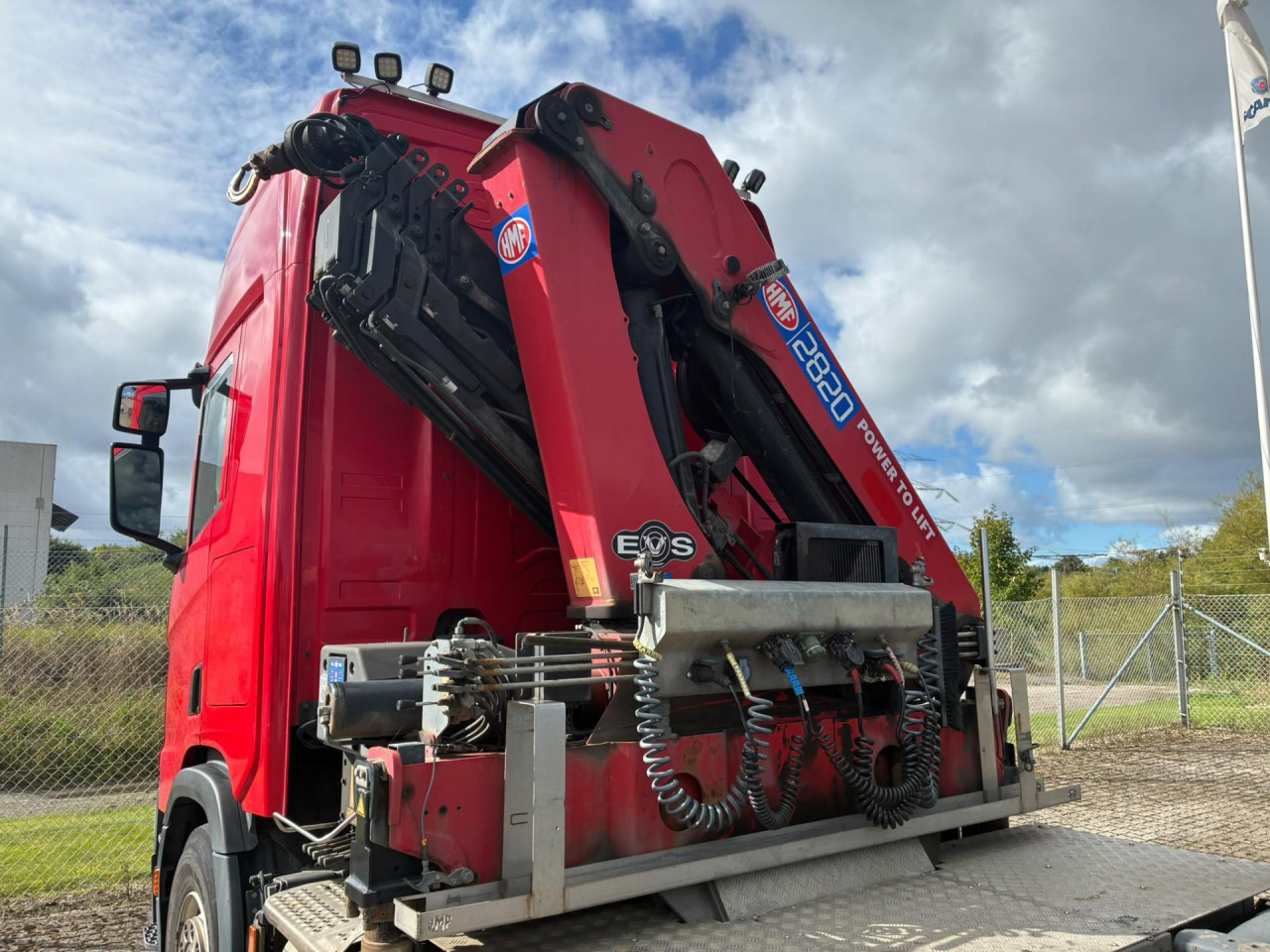 Scania R 500 A6x2NB - HMF kran 2820