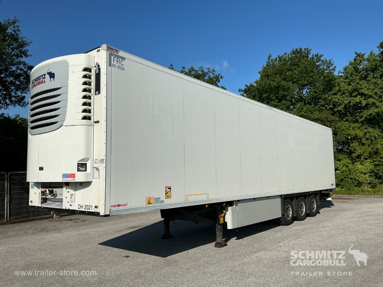 Schmitz Semi Reefer Meat hanging system