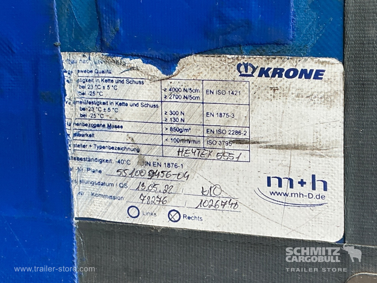 Krone Semi Curtainsider Standard