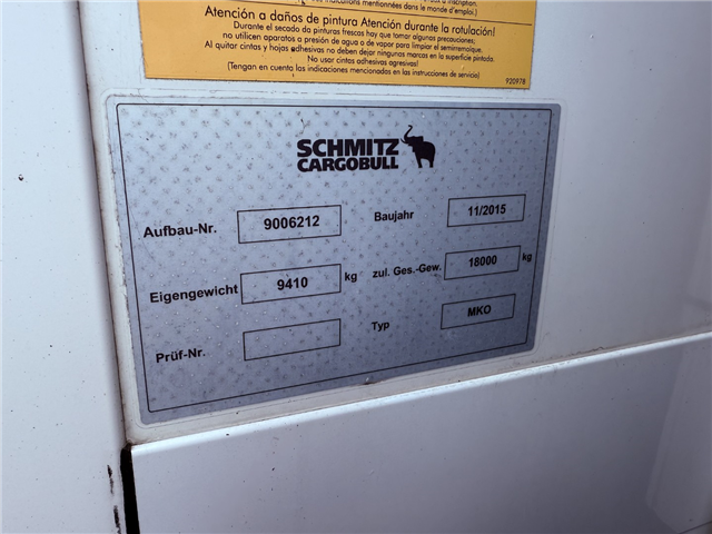 Iveco EuroCargo 180E32 4x2 Schmitz / Thermo King T-1200R Spectrum