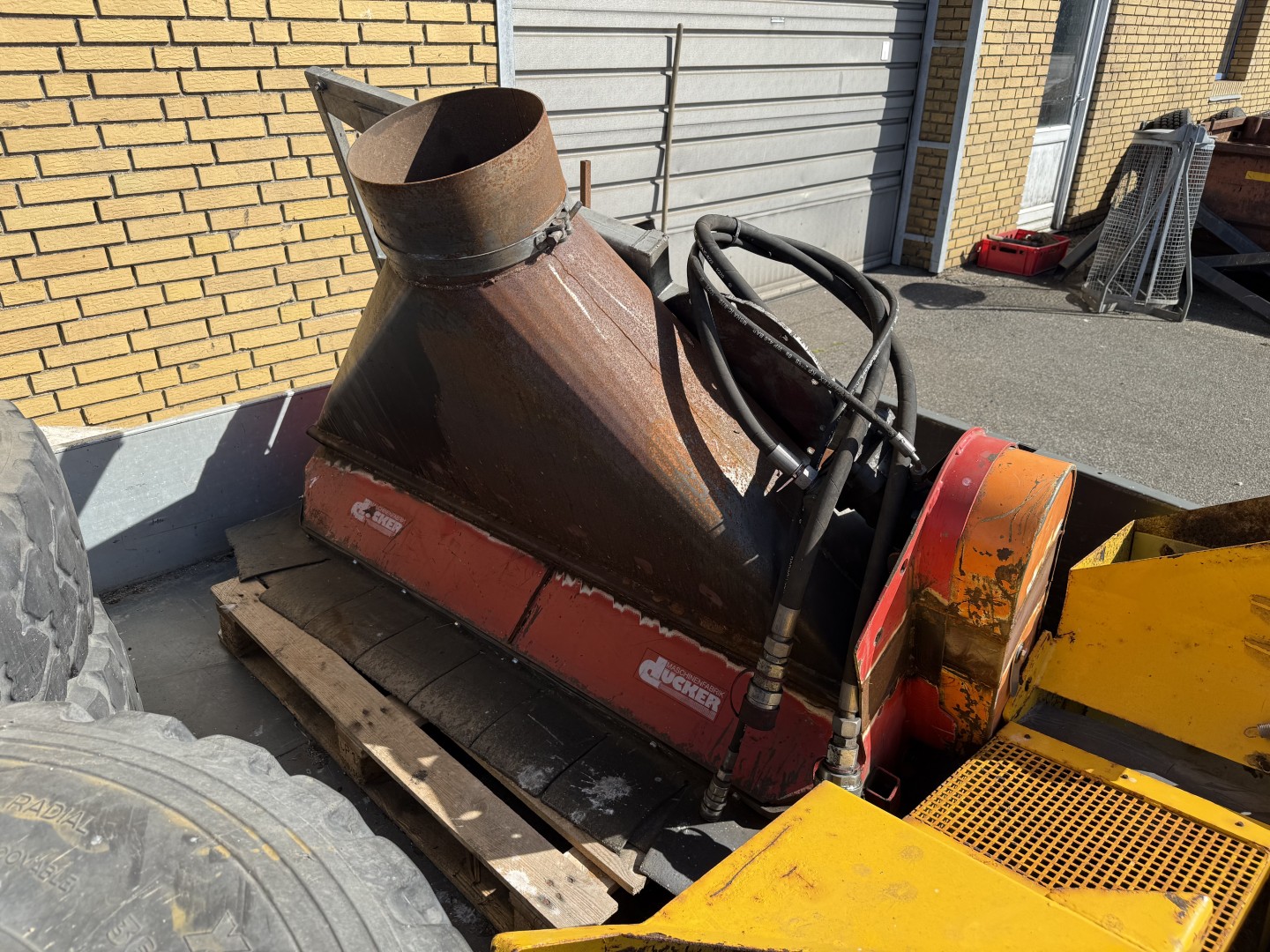 Unimog U500 4x4 / Dücker Tip / Sug / Slagleklipper