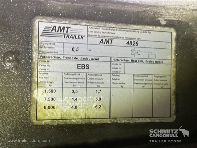 Semi Curtainsider Standard Holder til gaffeltruck
