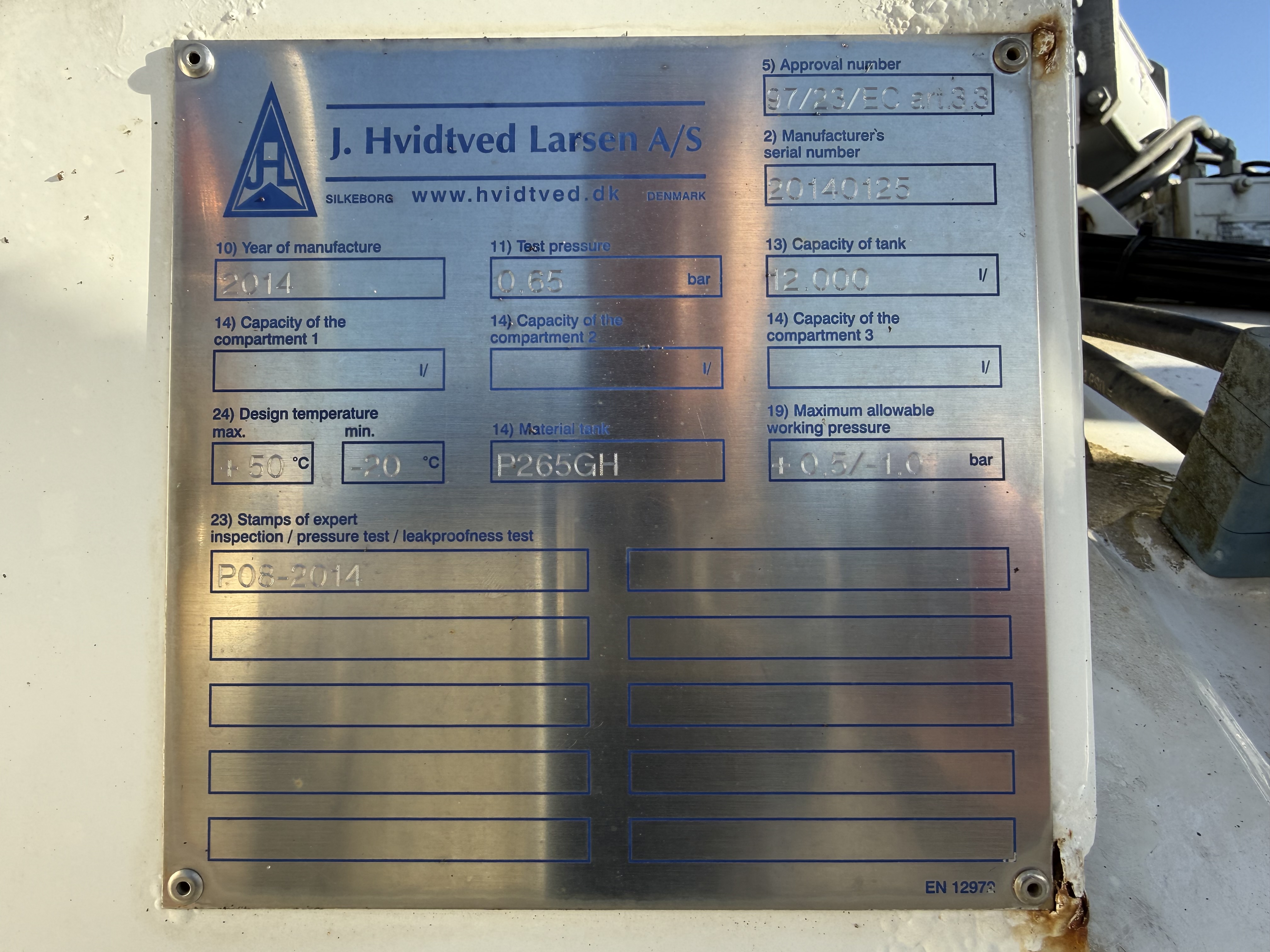 Scania P360 6x4 Hvidtved Larsen Flexline 312 Euro 6