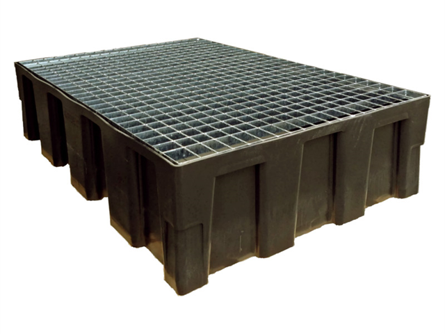 - Spildbakke til 2 tromler -