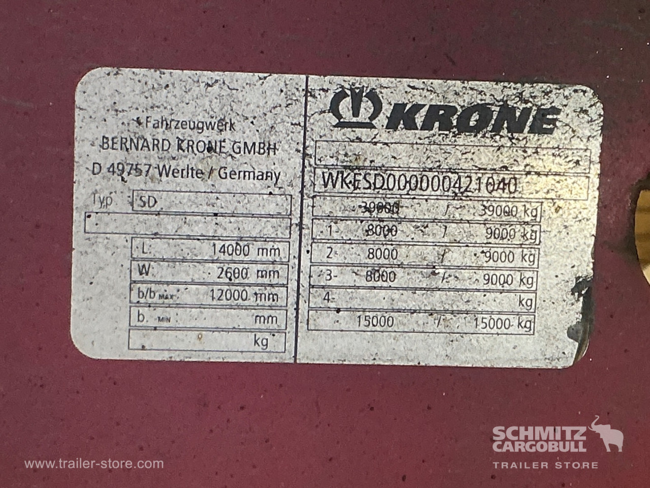 Krone Semi Dryfreight Standard
