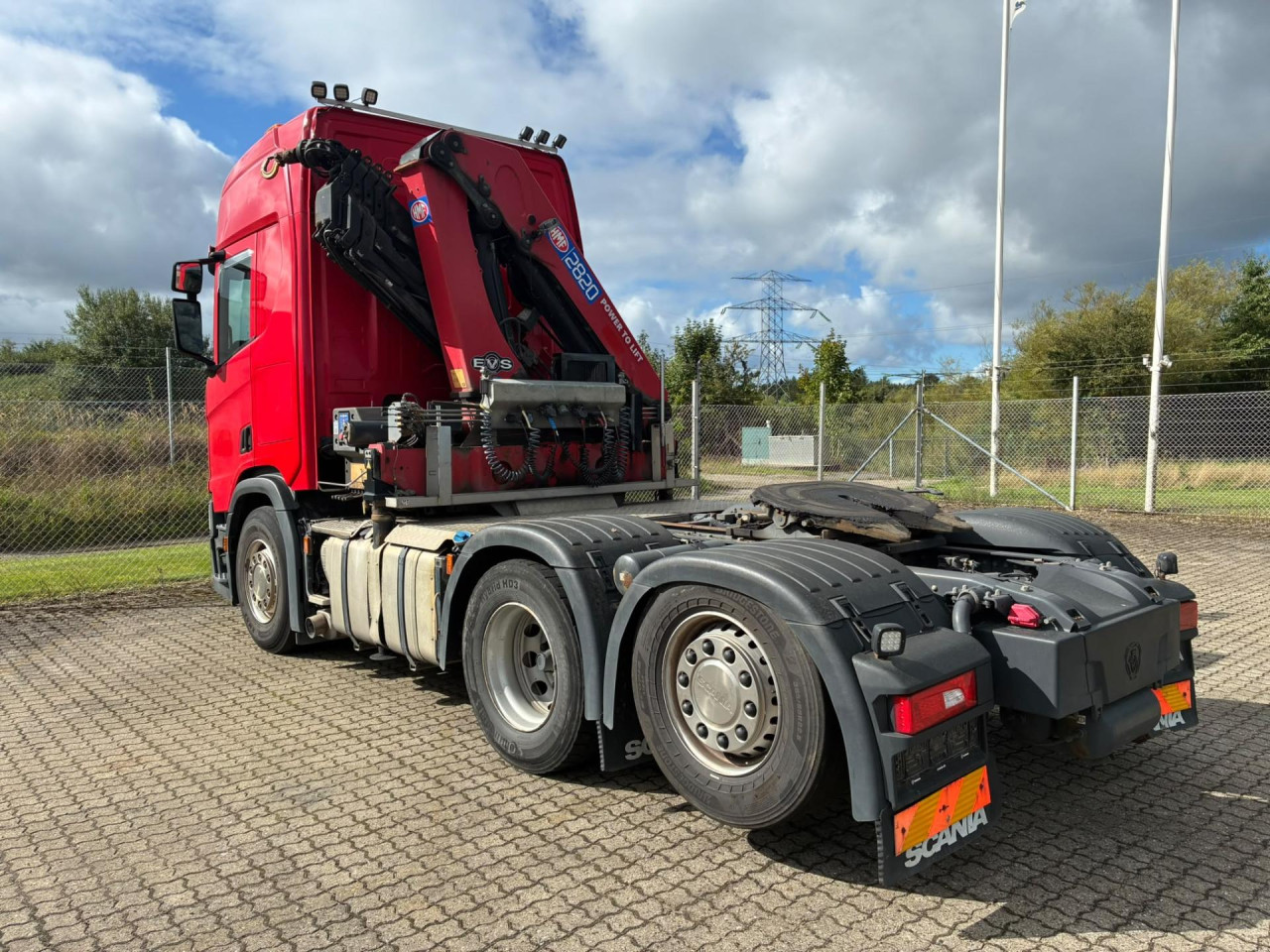 Scania R 500 A6x2NB - HMF kran 2820