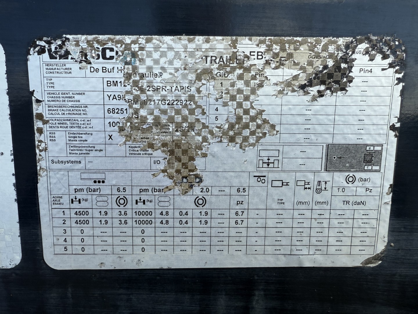 Diverse De Buf BM 12-36-2SPR m/ bånd Theam TSR15