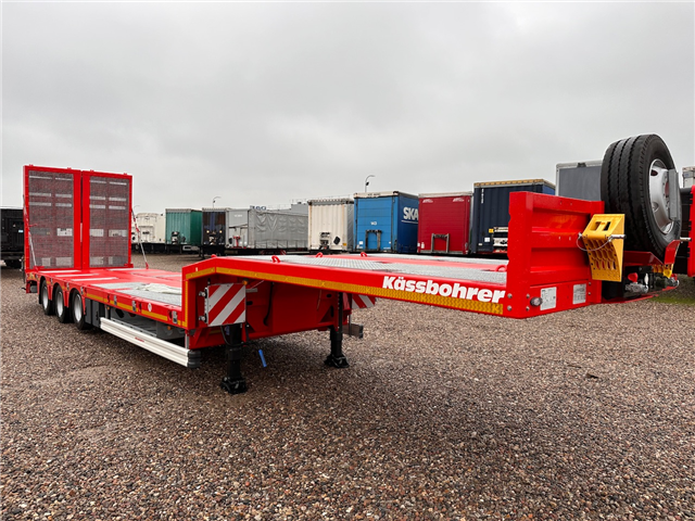 Kässbohrer SLS HS 3 – Hydraulisk mellemgulv Maskintrailer