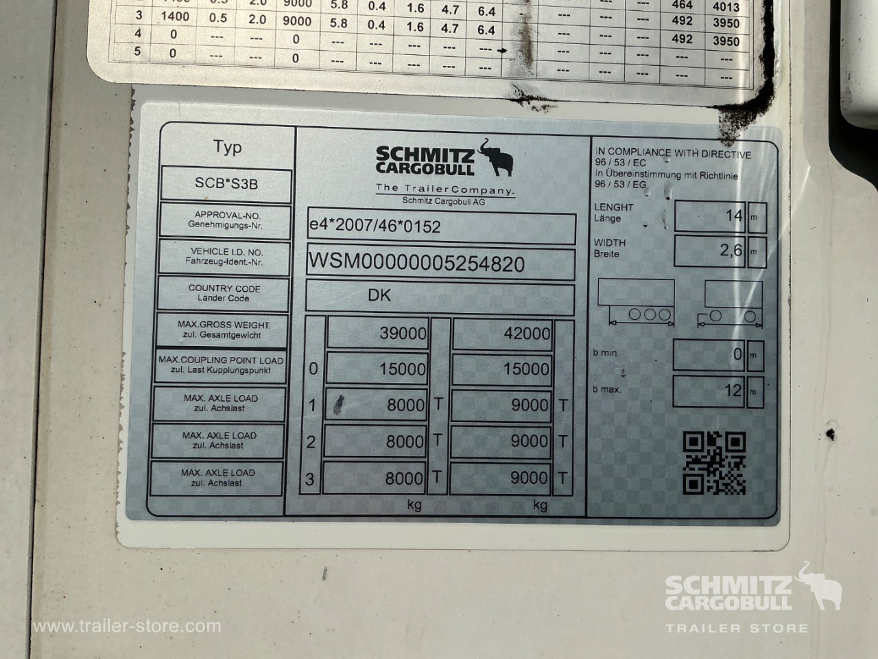 Schmitz Semi Reefer Multitemp Dobbeltdækk