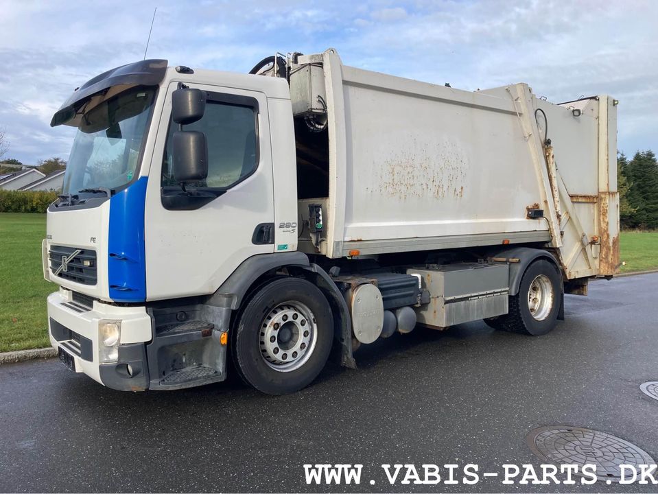 Volvo FE280 Euro5 4X2 med Ros-Roca komprimatoranlæg