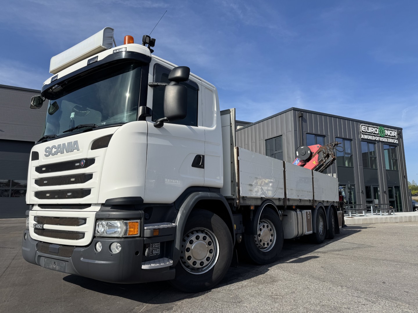 Scania G450 8x2*6 Euro 6 / Kran HMF 2620 K5