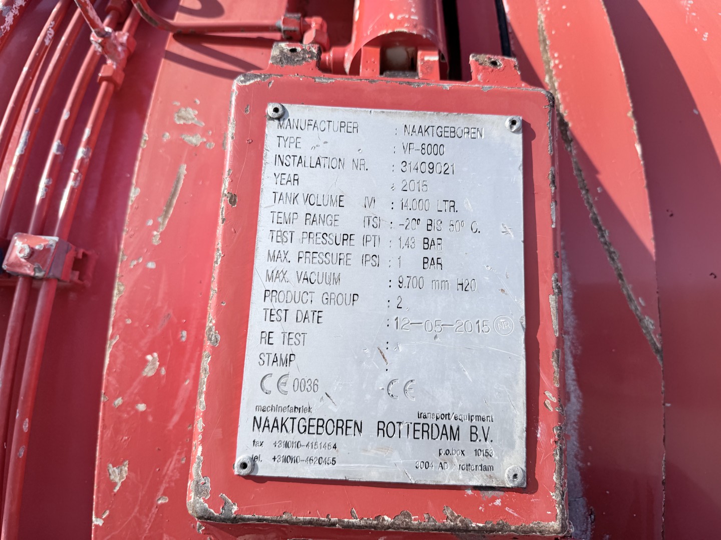 MAN TGS 41.400 8X4 BB Naaktgeboren VP-8000 - 14.000 L