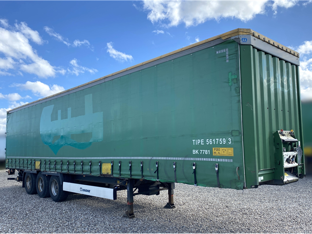 Krone SDP 27, Huckepack, opretstående lift m. topklap