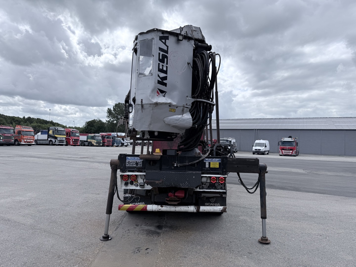 Scania R580 8x4*4 Kesla 21127 Skovbil